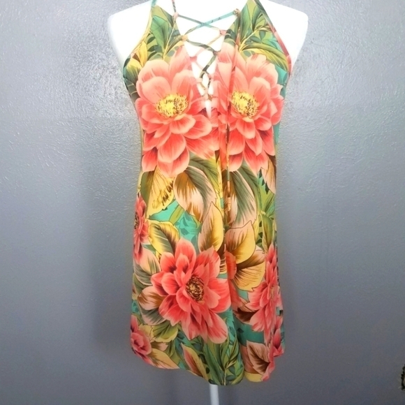 Show Me Your MuMu Katy Halter Dress Size S - Picture 3 of 8